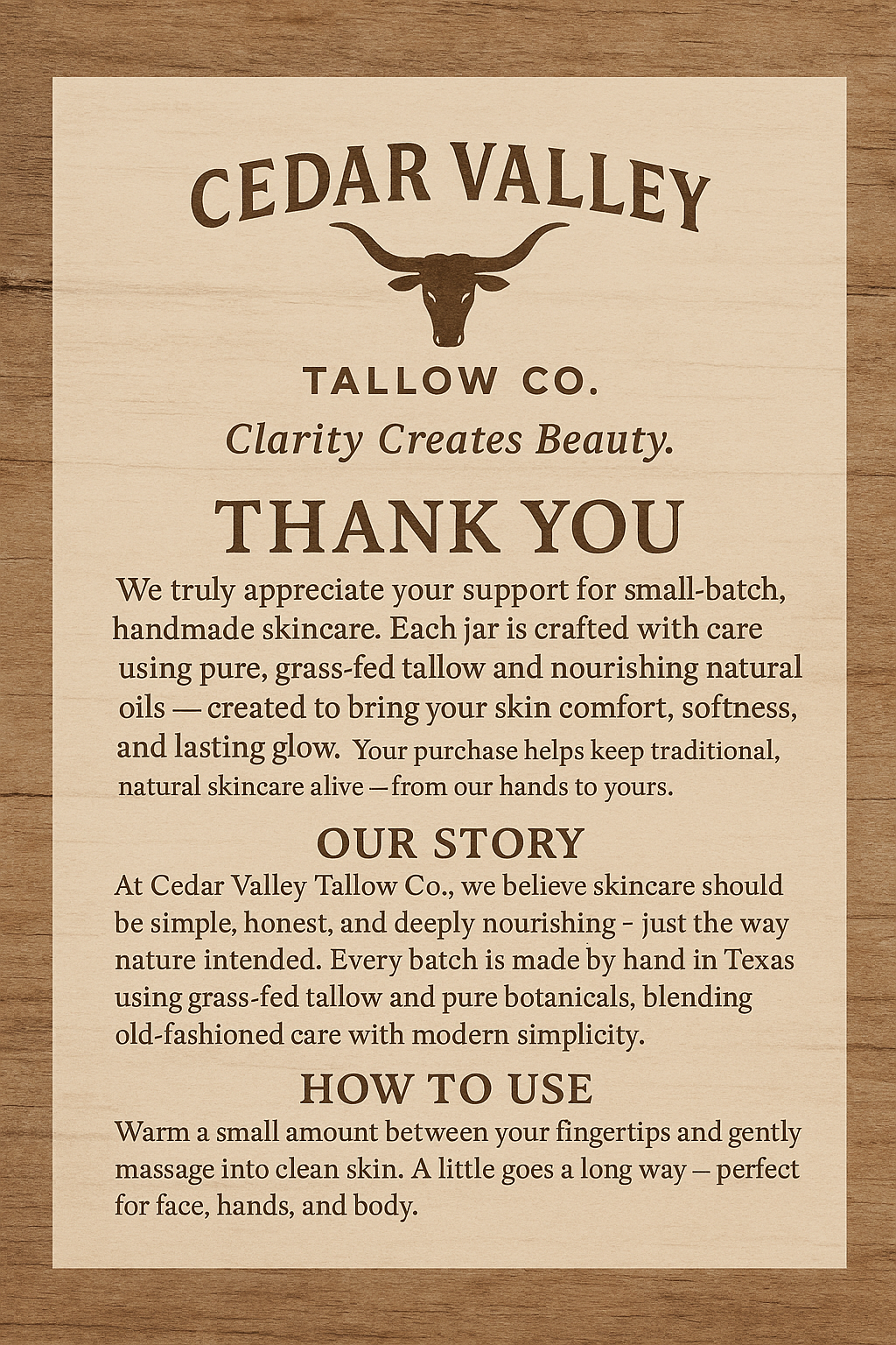 Tallow Balm with Beeswax – Deep Repair for Dry Skin