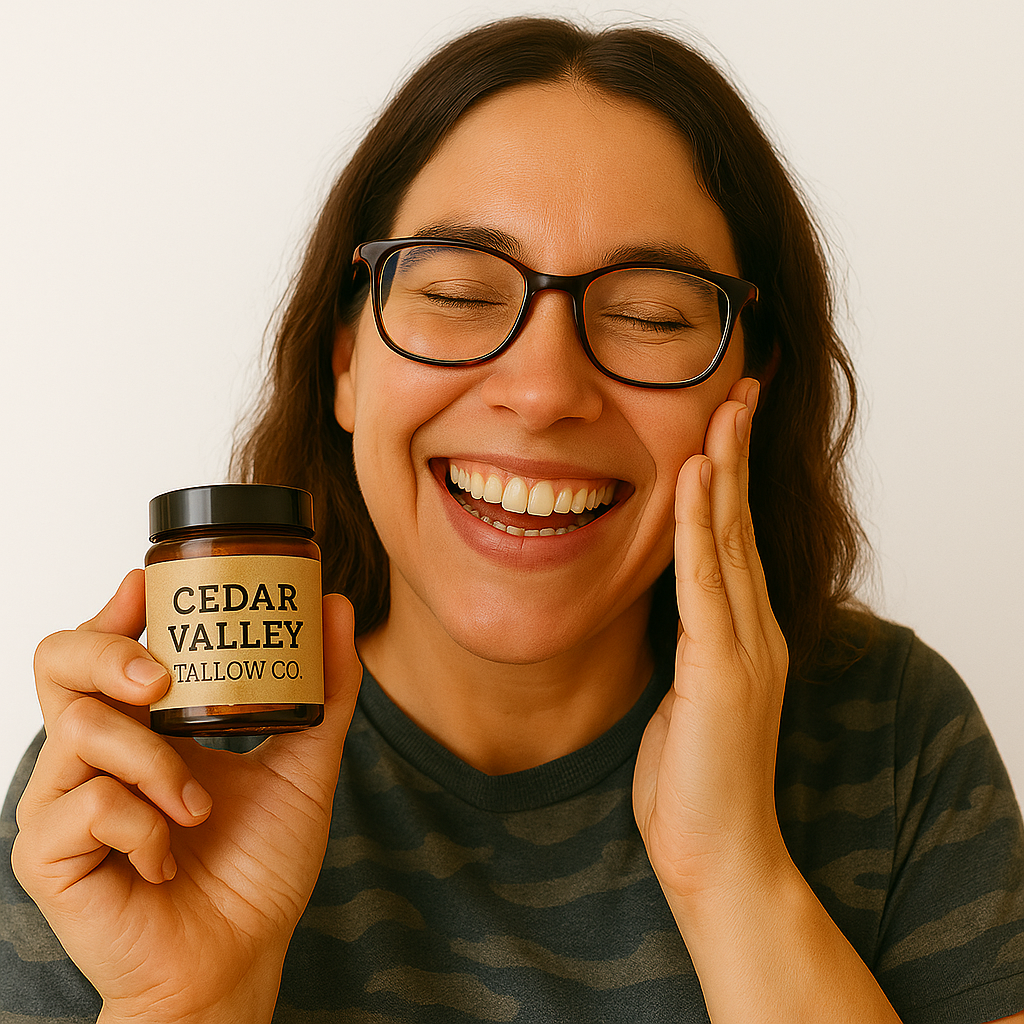 Ageless Tallow Cream with Eucalyptus - Natural Anti-Aging Moisturizer