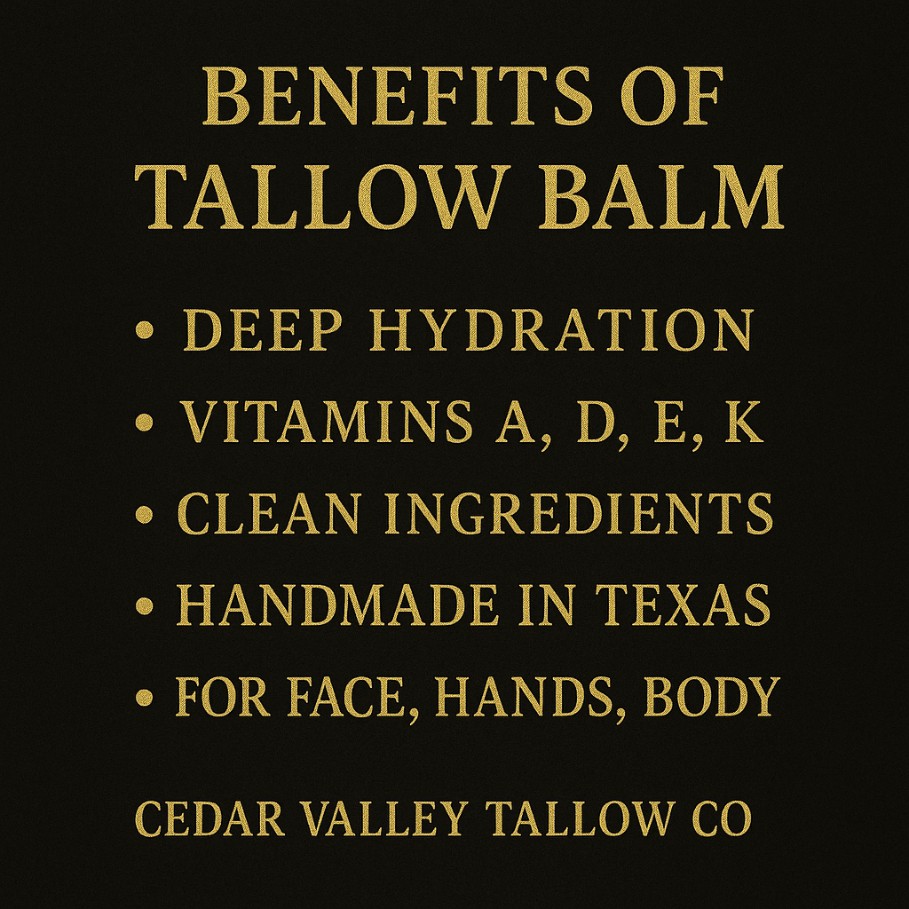 Tallow Balm with Beeswax – Deep Repair for Dry Skin